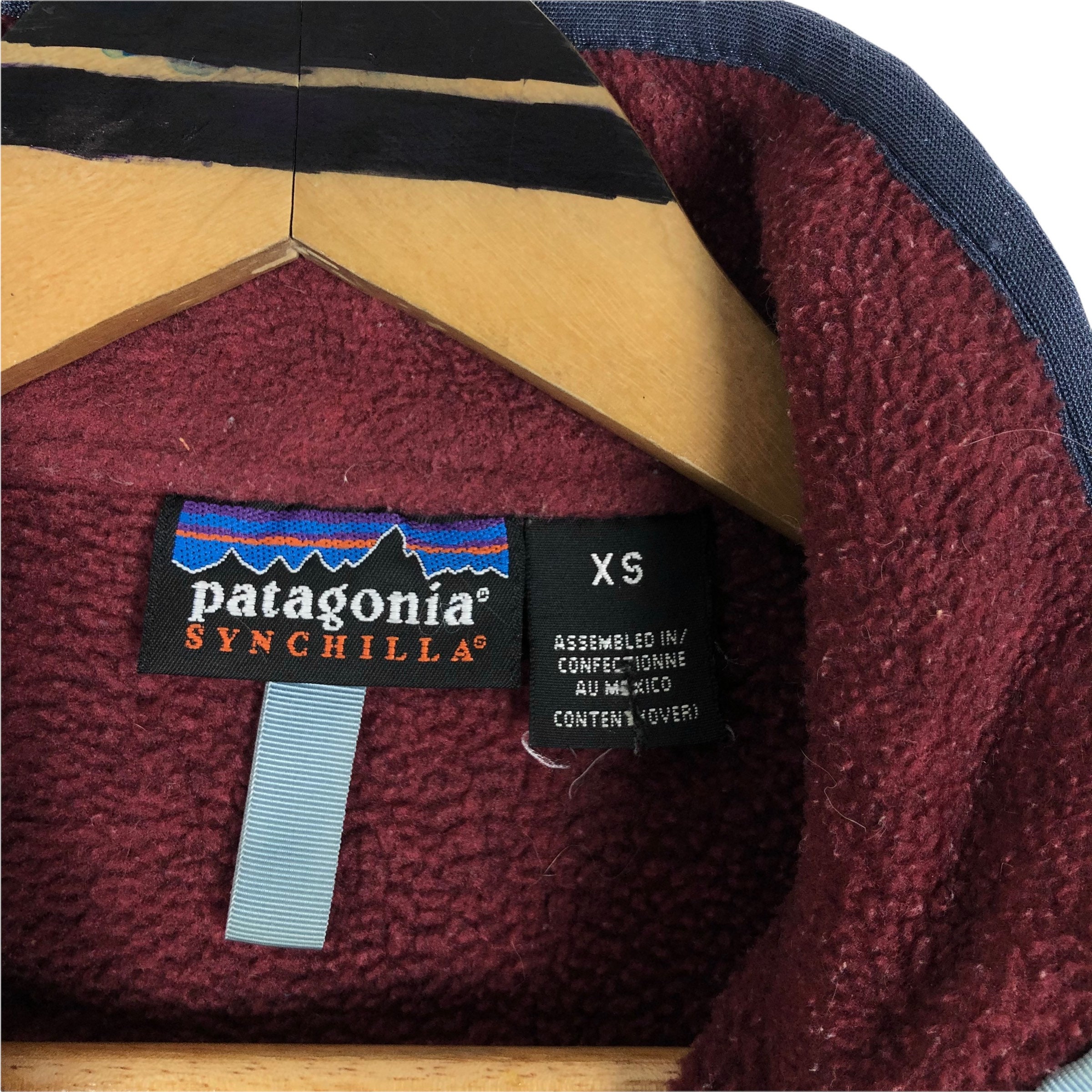 Vintage 90s Patagonia Synchilla Mock Neck Fleece Sweater Vintage 90s Patagonia Synchilla Mock Neck Fleece Sweater