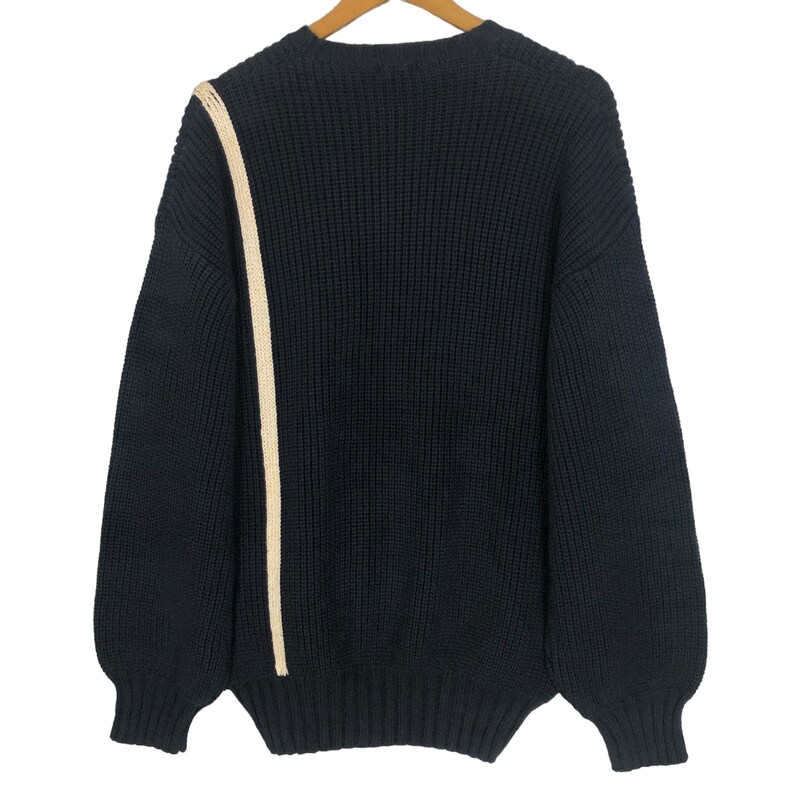 vintage 1990s cardigan sweater Comme des Garcons wool jacket fleece front shirt Mens S