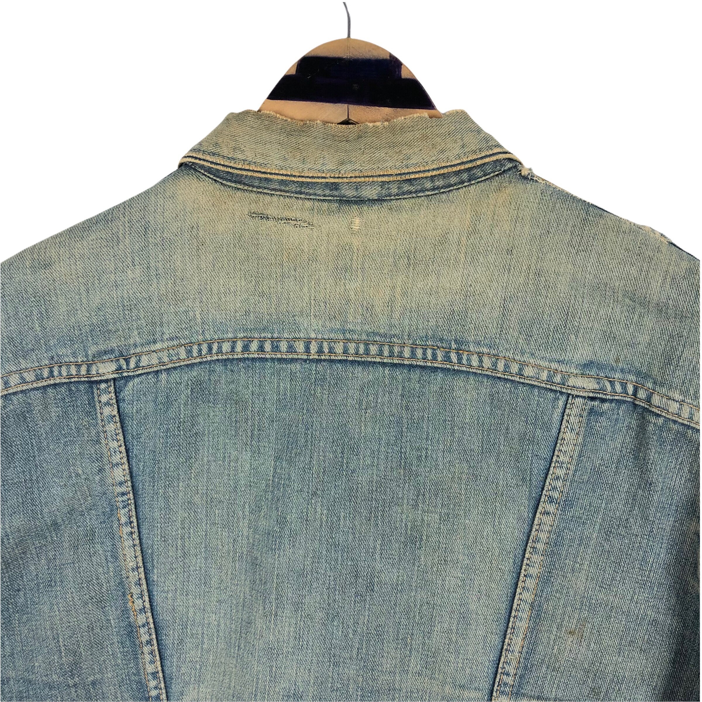 Vtg 90s Levi's Trucker Denim Jean Jacket 70507-4809 Dark