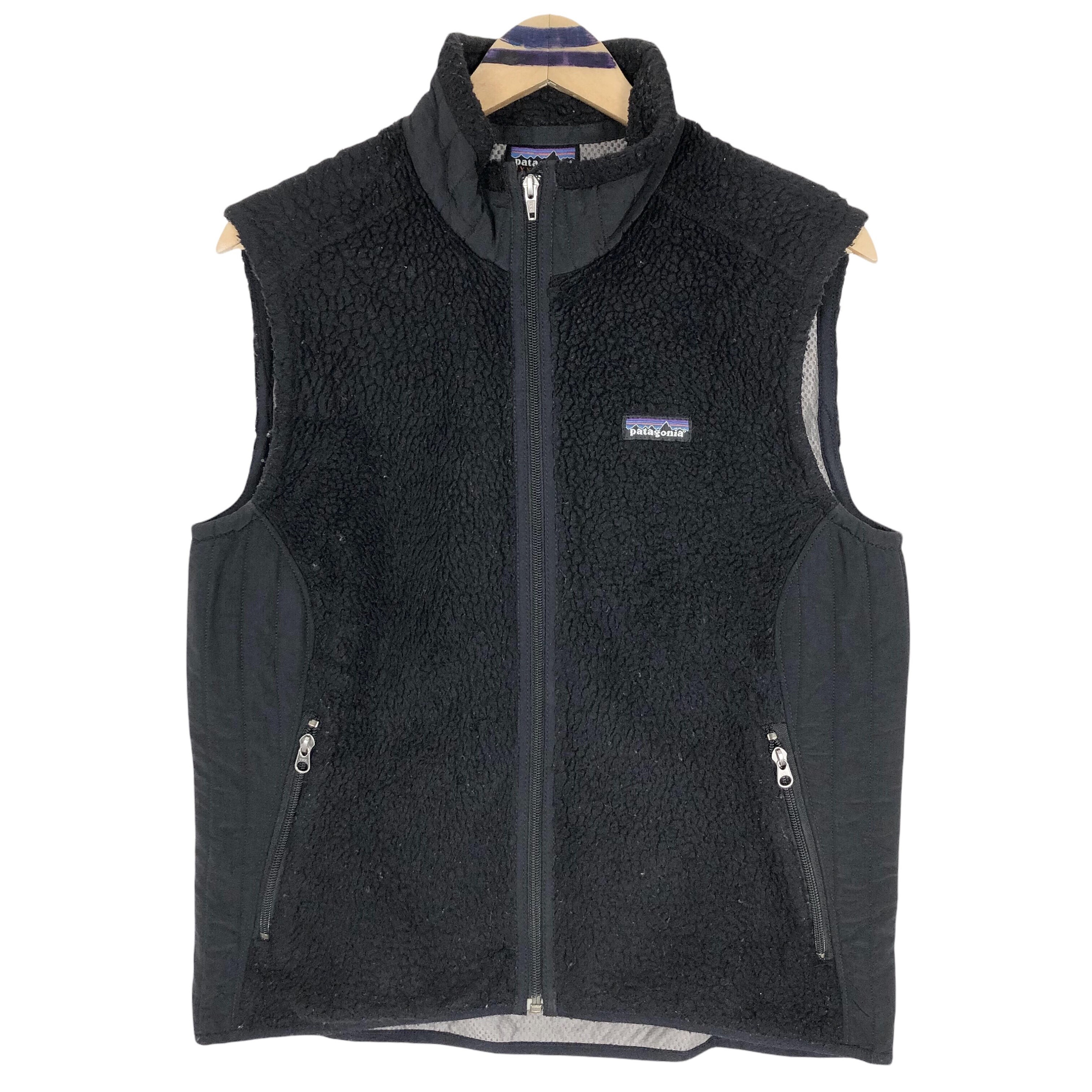 Vintage 90s Patagonia Synchilla Fleece Vest: Sleeveless Zip Up