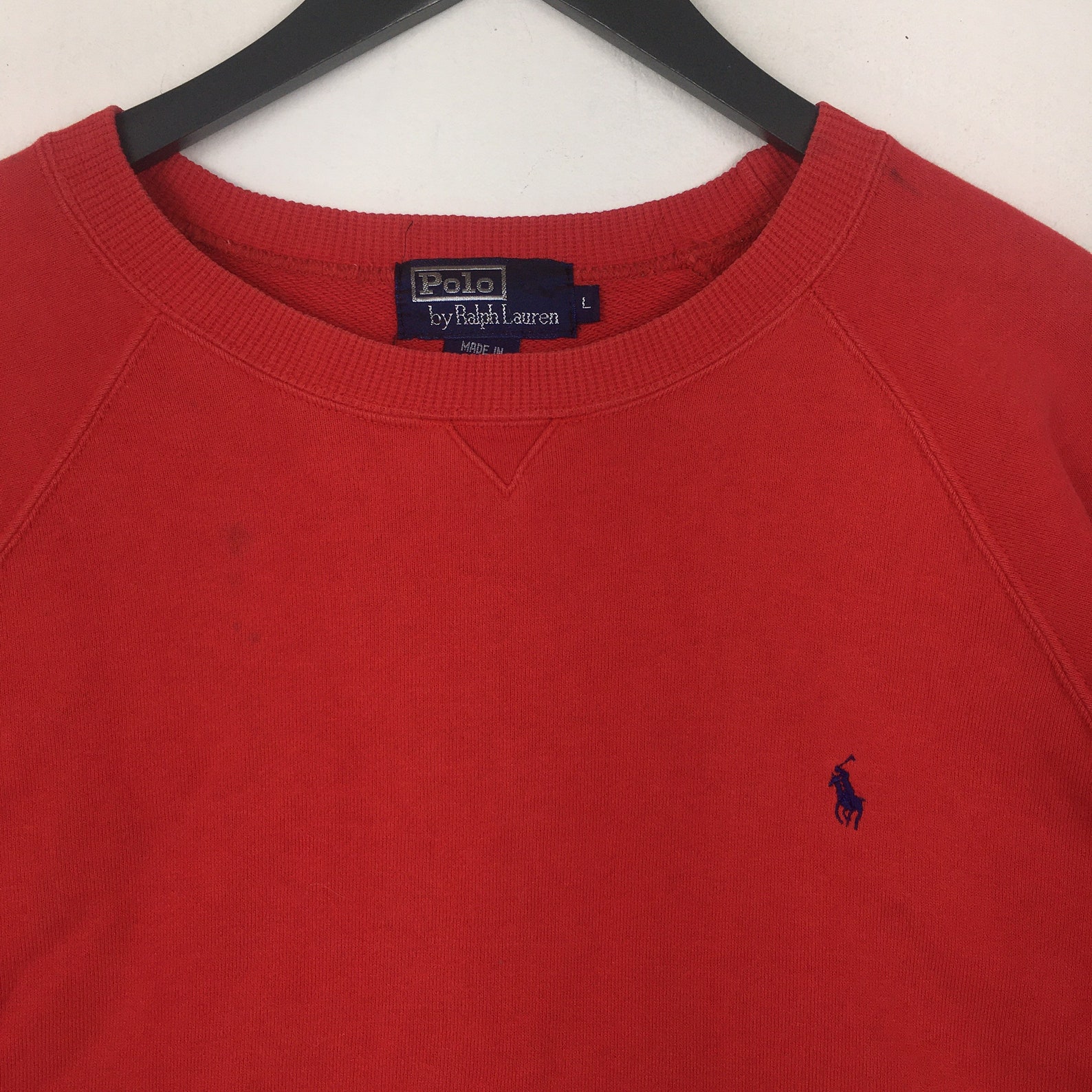 Vintage ‘I ❤️ Polo’ Ralph Lauren white sweatshirt