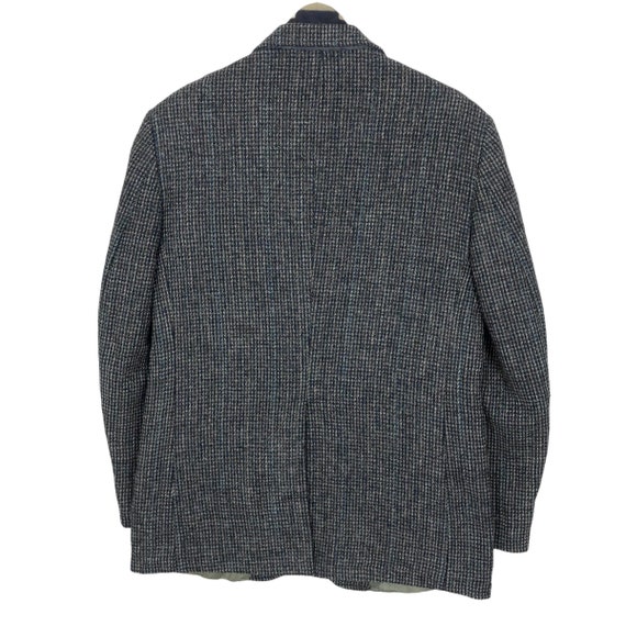 Vintage 90s Harris Tweed X George Barry Wool Coat… - image 10