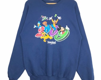 Vintage Disneyland Resort Crewneck: Mickey Mouse & Friends, Size M