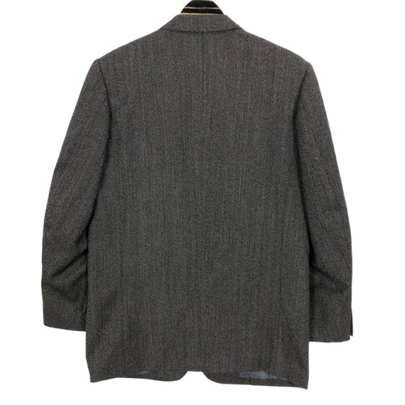 Vintage 90s Y's for Men Yohji Yamamoto Wool Herringbone Blazer