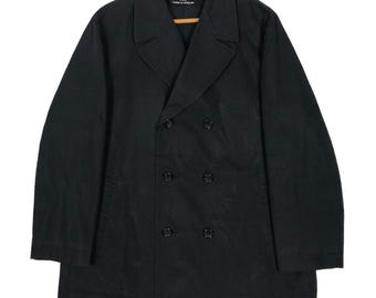 Comme des Garçons 2010 Wool P Coat Comme Des Garcons Peacoat, Size L International