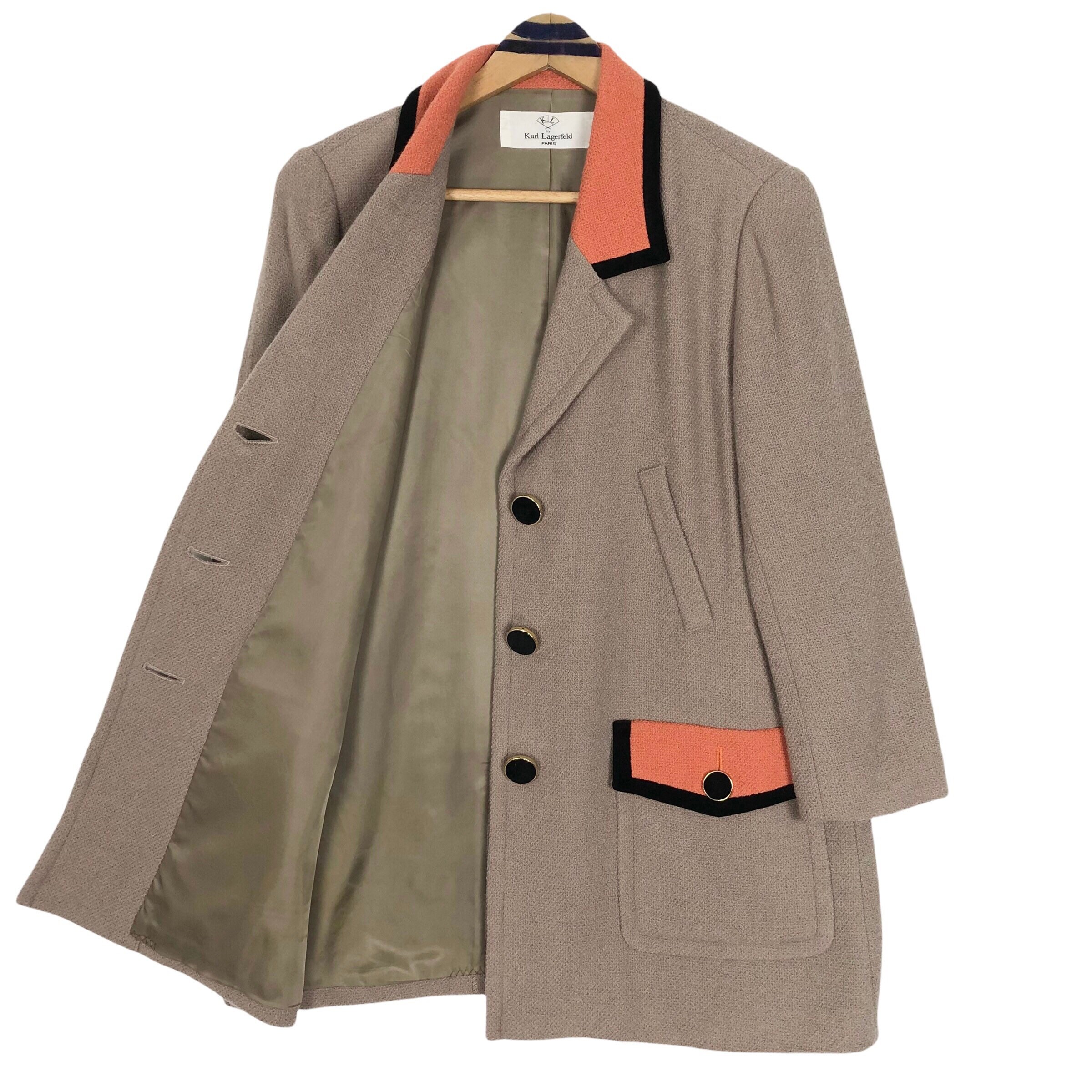 Karl lagerfeld paris wool coat sale