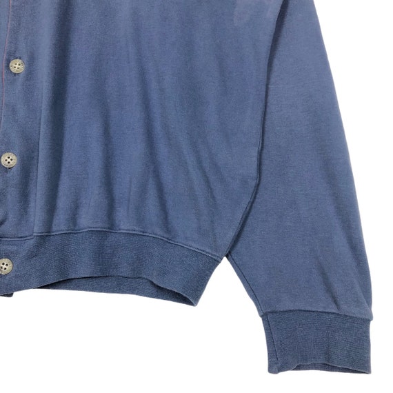 Vintage 90s Celine Paris Sweatshirt Button Up Swe… - image 4