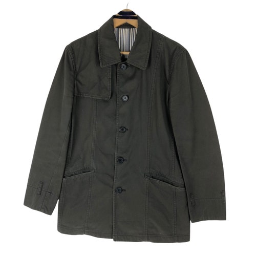 Vintage PPFM Car Coat Short Trench Coat shops Light Jacket Workwear Streetwear Japanese Brand Five Foxes Co Ltd Peyton Place For Men Size M
