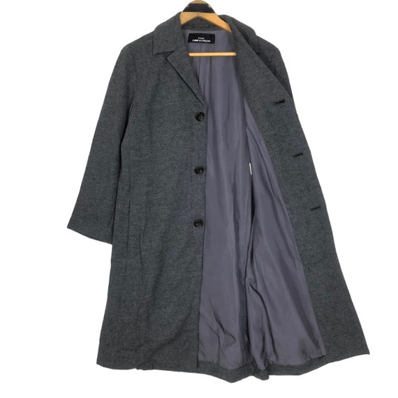 Vintage 90s Tricot Comme Des Garcons 1997 S/S Wool Car Coat