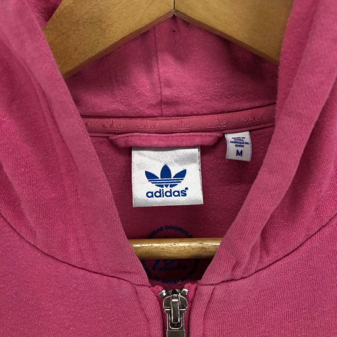Adidas Original Zip up Sweater Hoodie Sweatshirt Big Logo - Etsy UK
