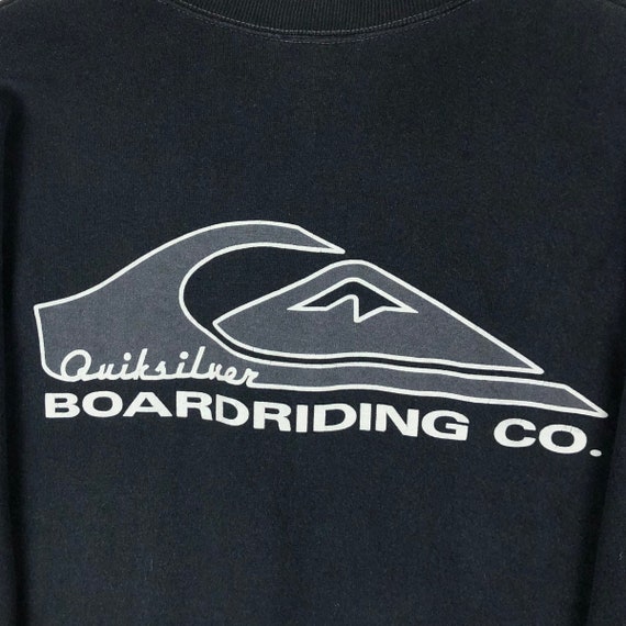 Vintage Quiksilver Boardriding Company Crewneck Sweatshirt Vintage Quiksilver Boardriding Company Crewneck Sweatshirt