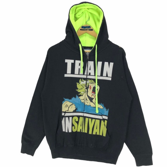 Vintage Dragon Ball Z Vegeta Super Saiyan Zip up Sweater Hoodie Sweatshirt Big Logo Pacific Co Iron on Size S Etsy Canada