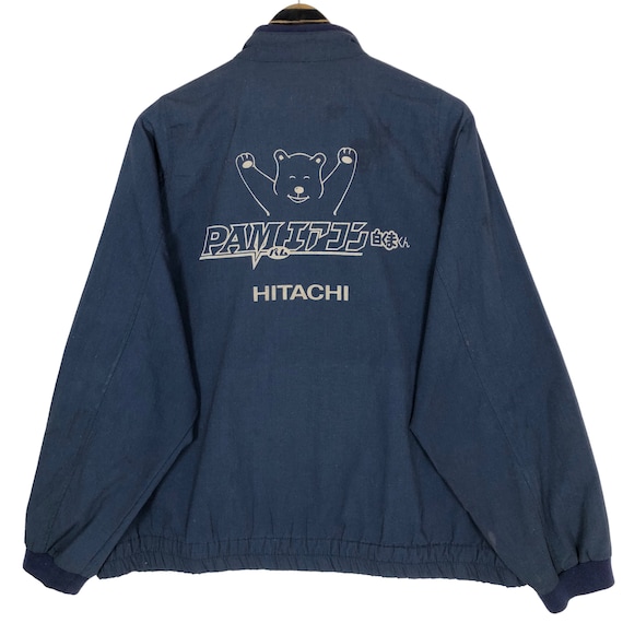 ジャケット・アウター deadstock Japanese vintage work jac Vintage Hitachi Work Jacket Full Zip Light Jacket Japanese