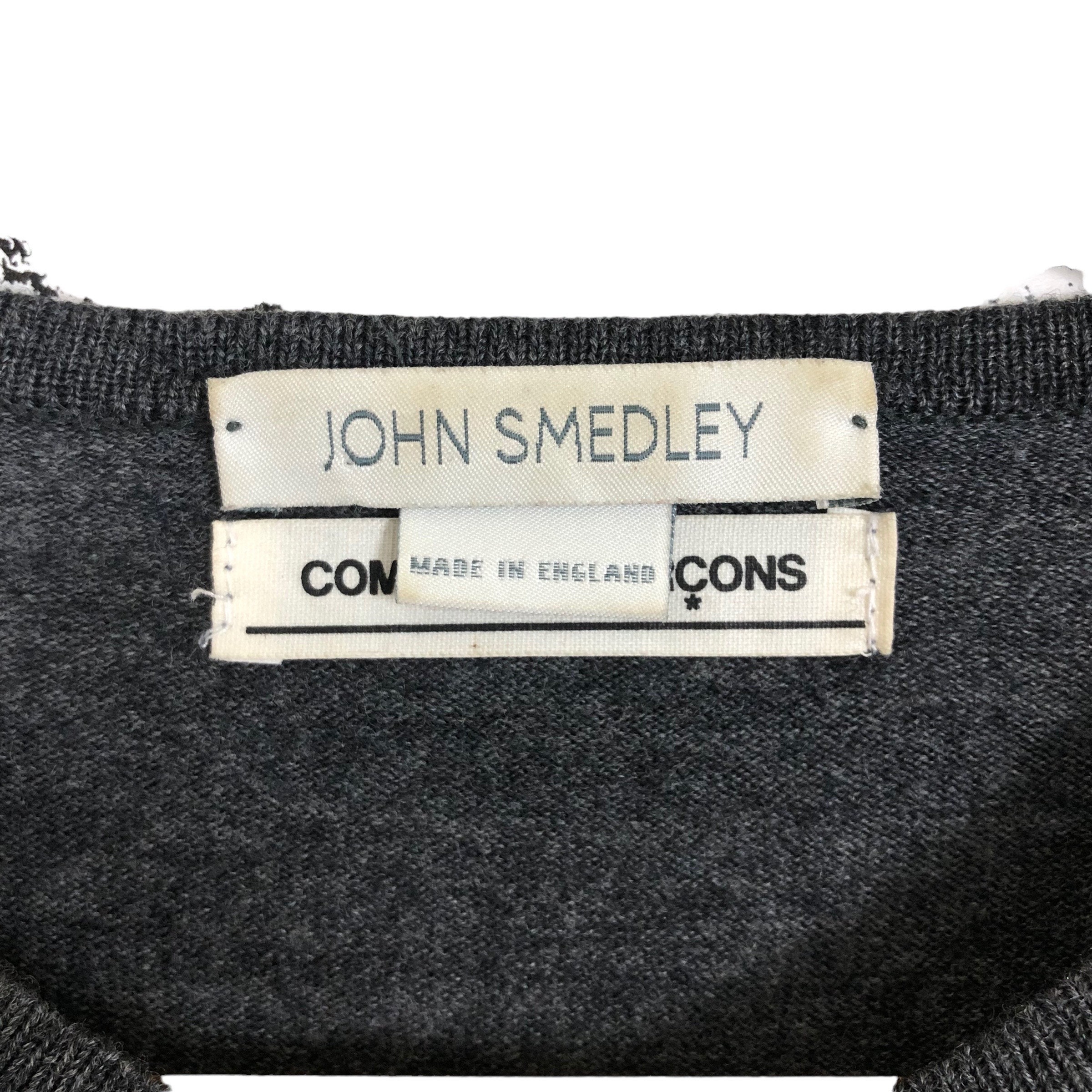 Comme Des Garcons John Smedley Wool Linen High Neck Knit