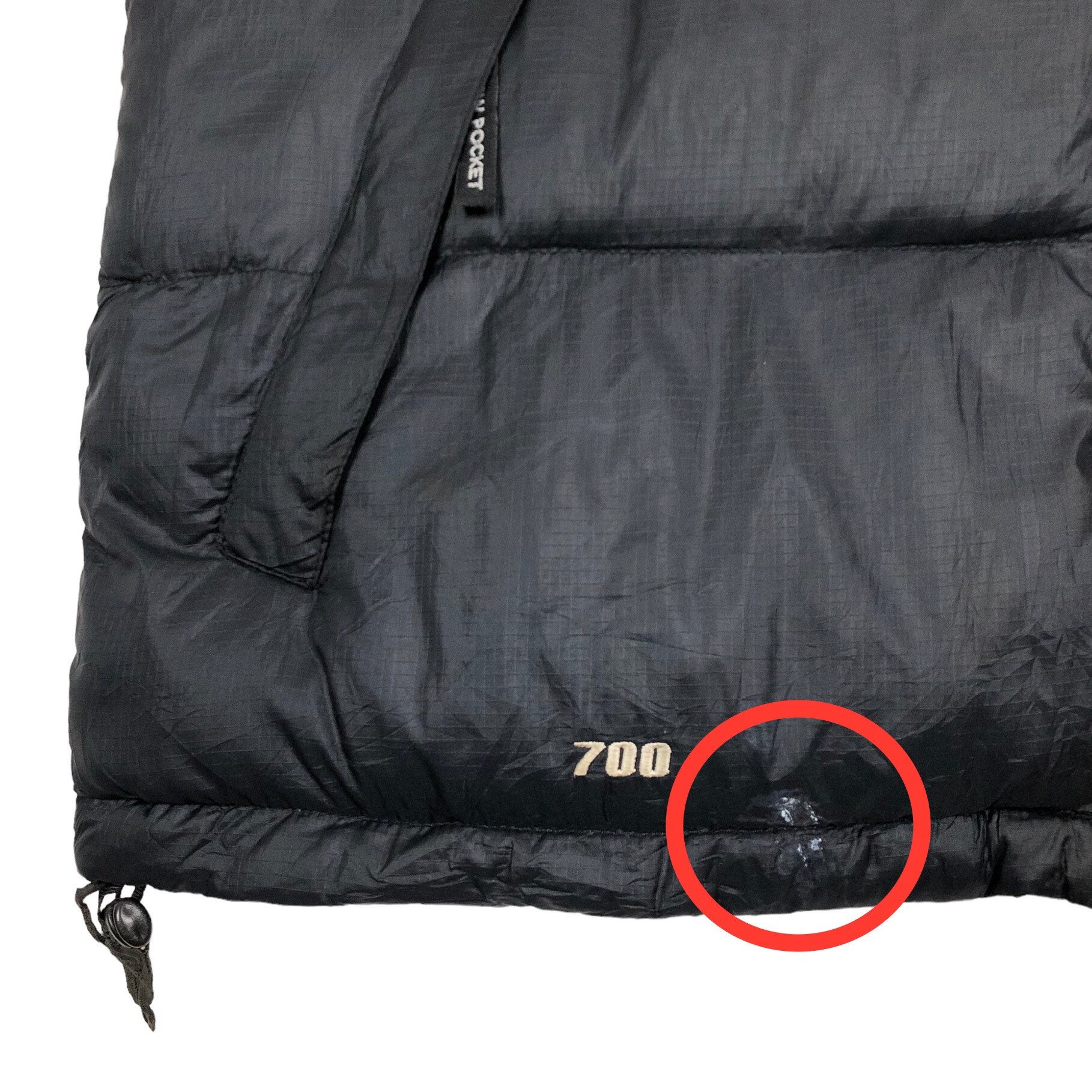 70s the North Face Brown Label Down Fill Puffer Vest Jacket
