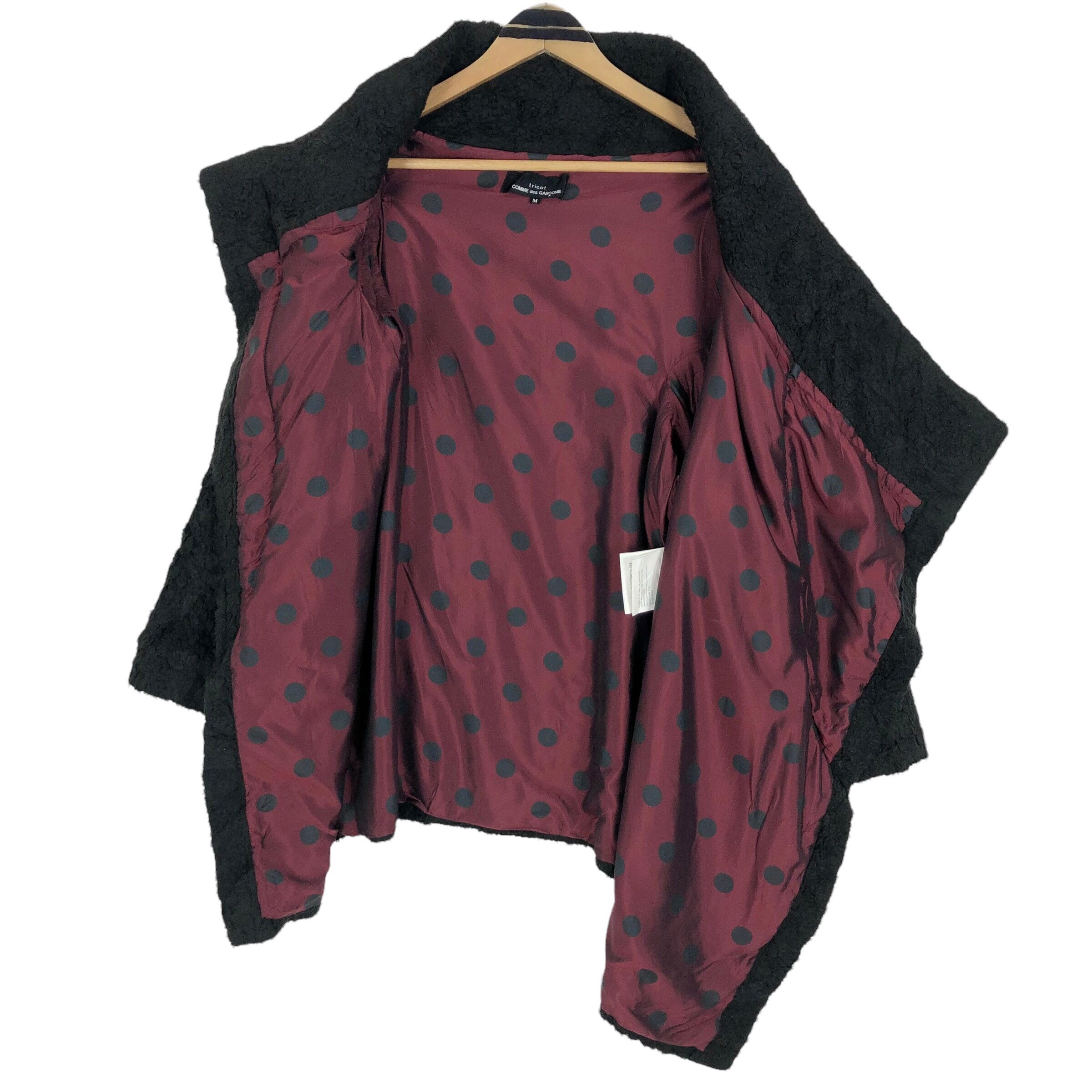 Vintage Tricot Comme Des Garcons Asymmetrical Zip Jacket - 2004 A