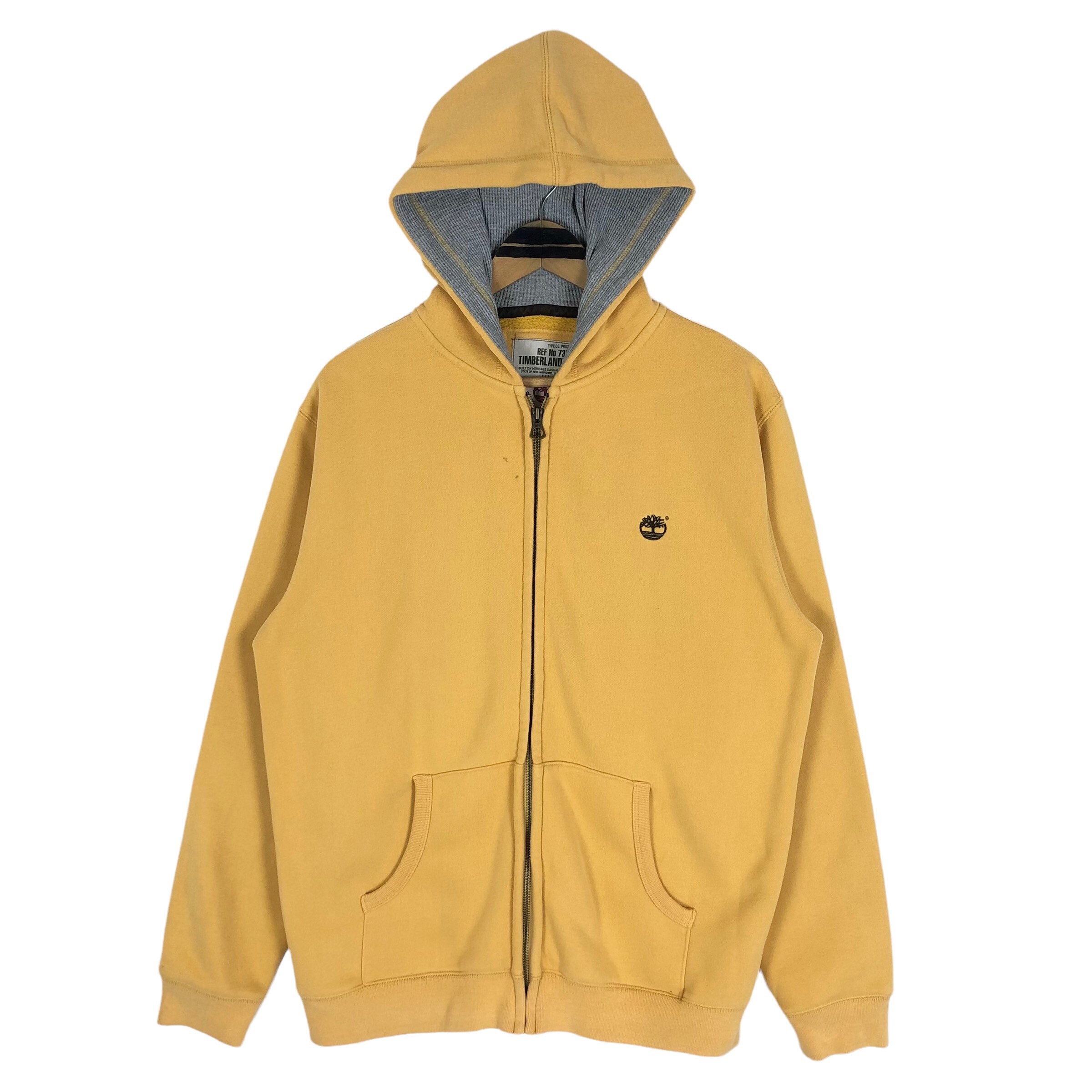 stuffofnatureandarts Vintage Timberland Hoodie Full Zip Sweater Small Logo Embroidery Sweatshirt Streetwear Size L