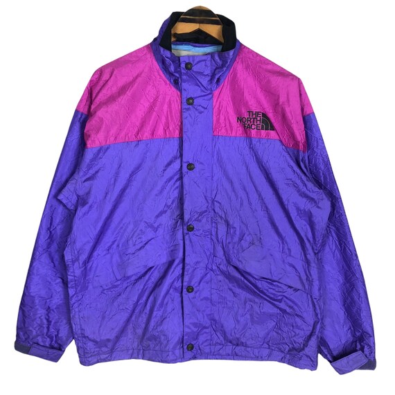 Vintage 90s the North Face Mock Neck Nylon Jacket Gore-tex