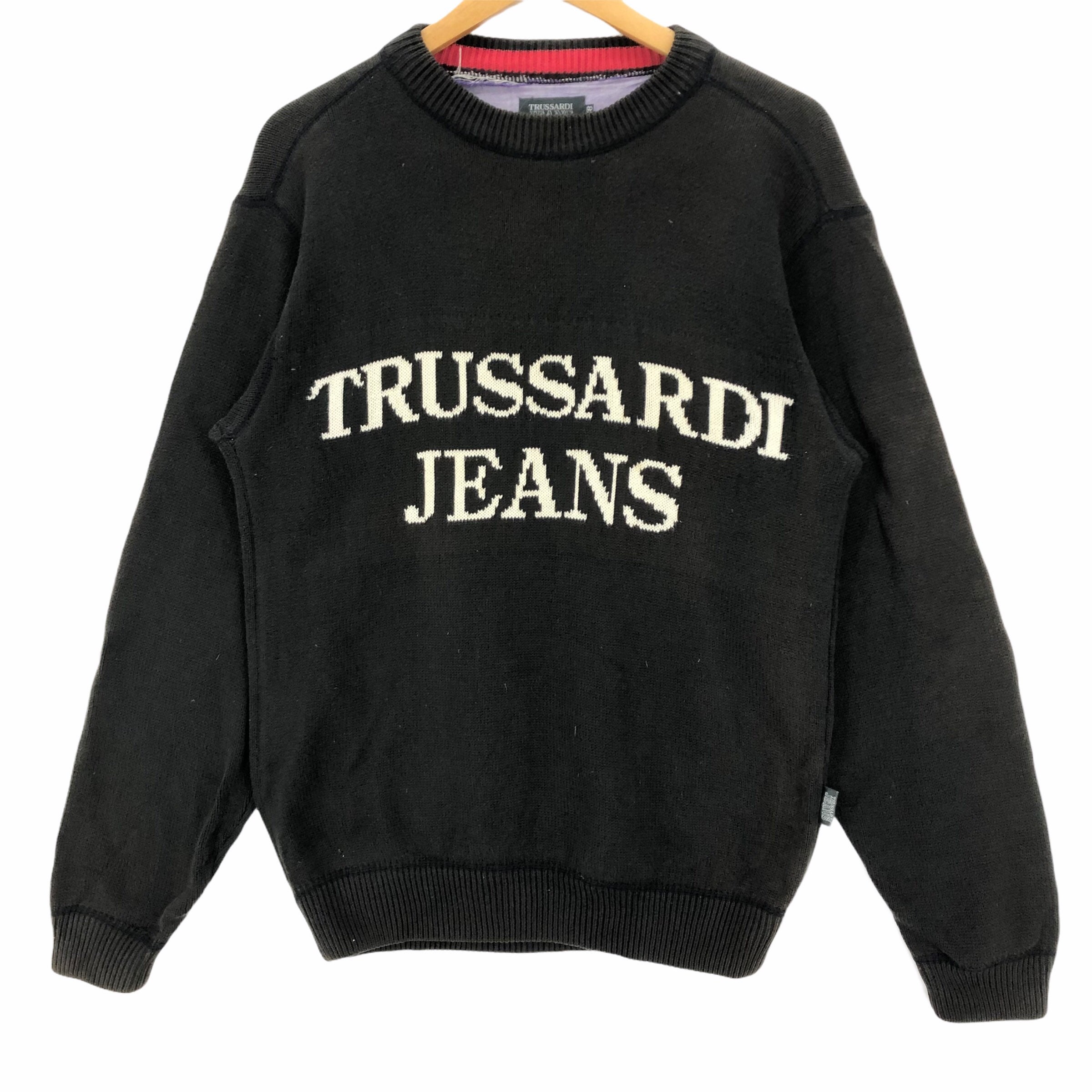Trussardi outlet jeans sweatshirt