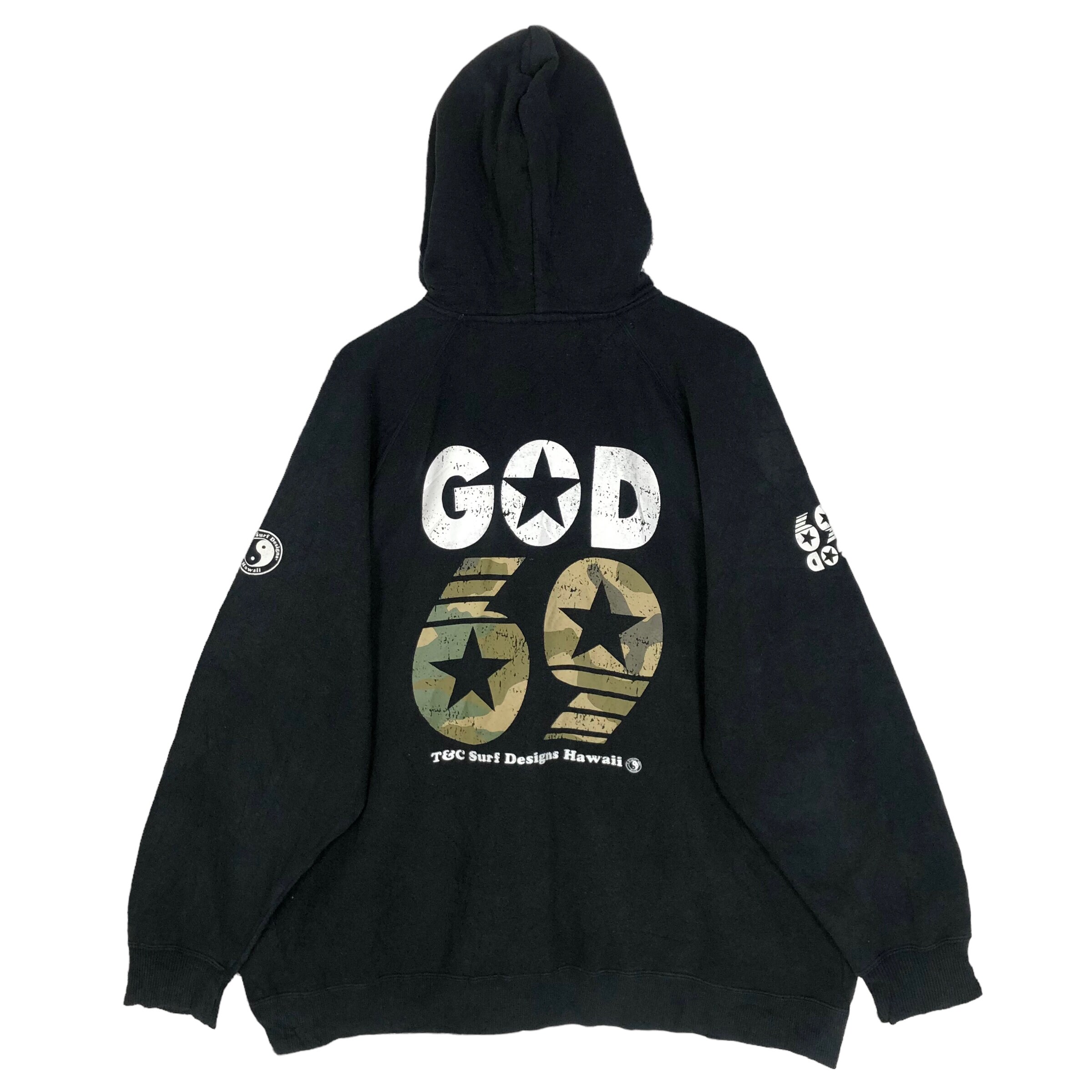 Vintage T&C Surf Design Hawaii Hooded Sweatshirt Zip up Vintage T&C Surf Design Hawaii Hooded Sweatshirt Zip up