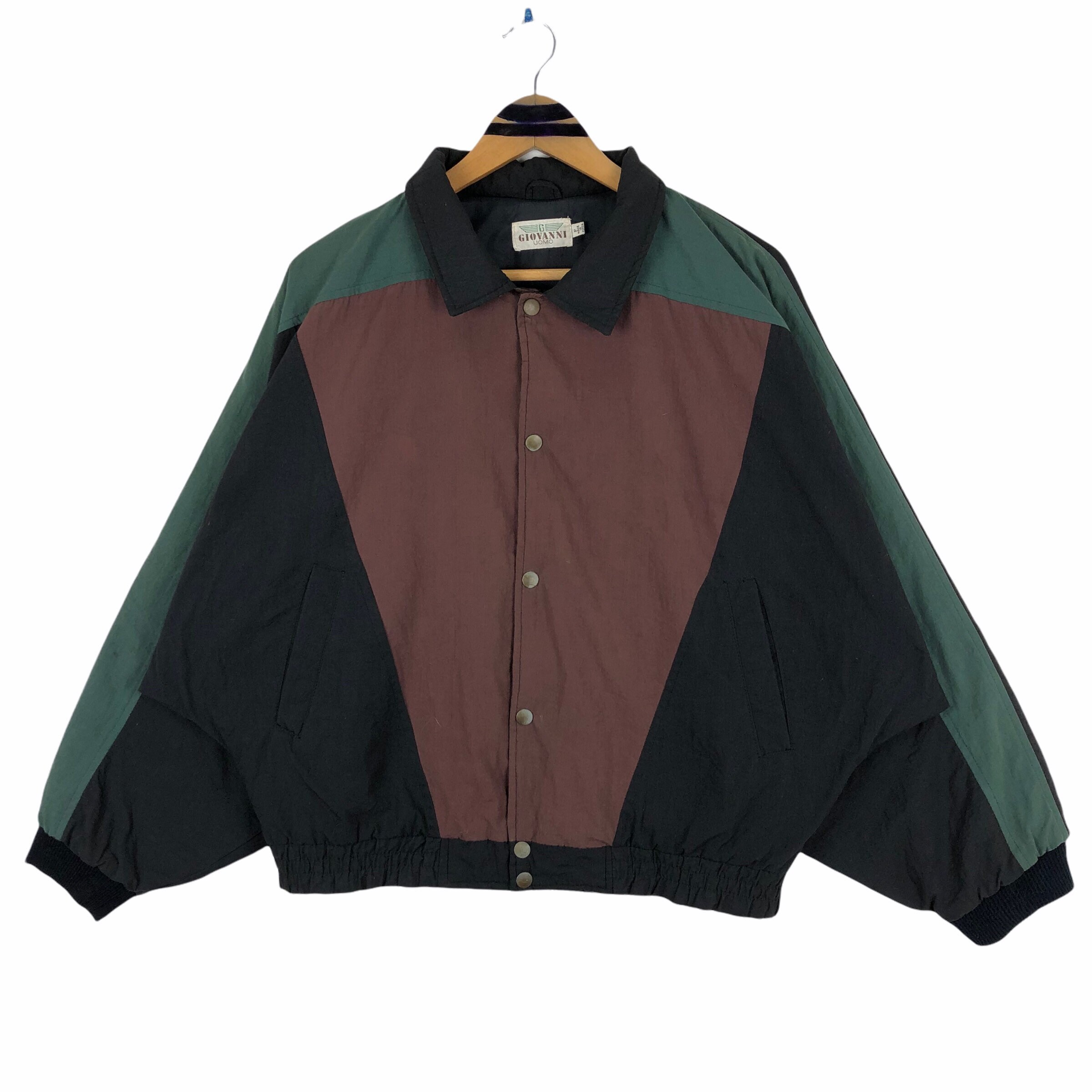 Vintage 90s Giovanni UOMO Bomber Jacket Light Jacket Big