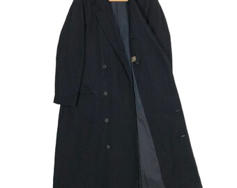 Vintage 80s Y's Yohji Yamamoto Double Breasted Cotton Canvas