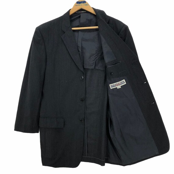 Buy Gaultier Objet Homme Blazer Single Breasted Coat Wool Jean 