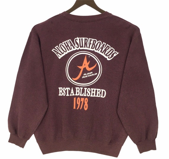 Vintage Aloha Surfboards Crewneck Sweatshirt
