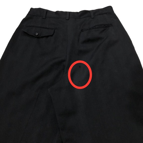 Vintage 90s Comme Des Garcons Wool Striped Trousers - Size