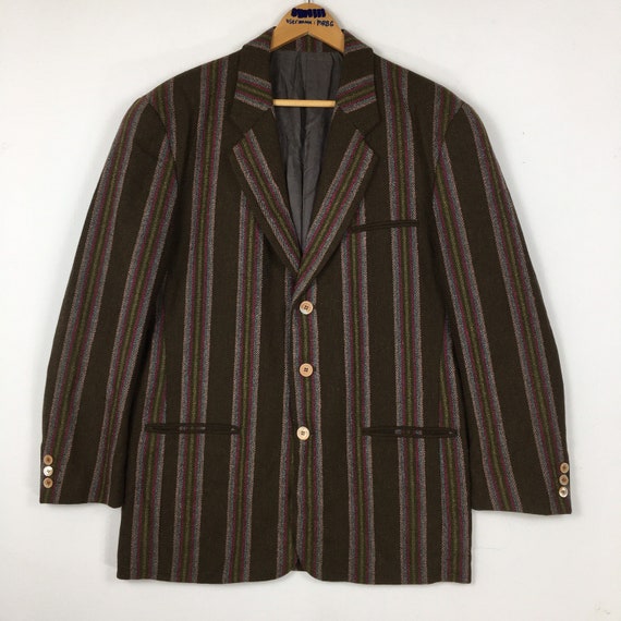 KENZO Paris Collection Rare Design Wool Jacket Made in Japan