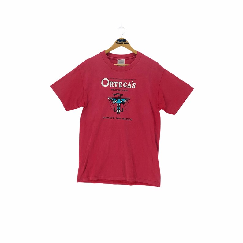 Vintage Ortega\u2019s Weaving Shop Chimayo New Mexico T-Shirt Hanes Men\u2019s Adult Rap Tees Shirt Size M