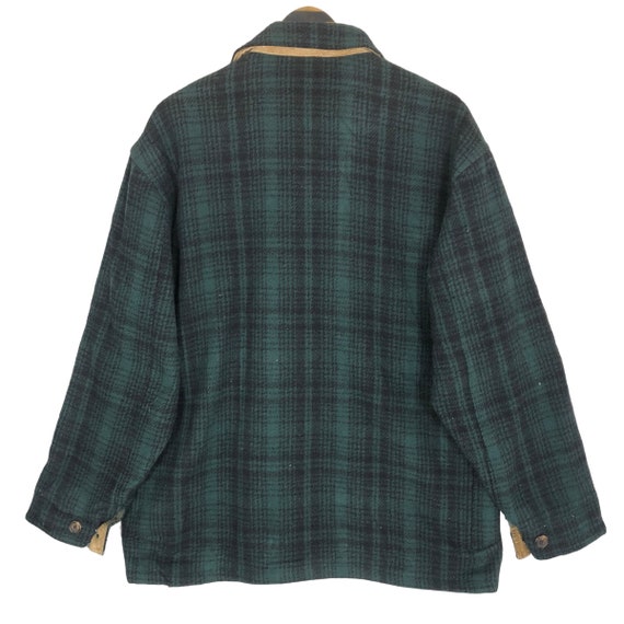 Vintage 90s Polo by Ralph Lauren Plaid Barn Coat Parka Light