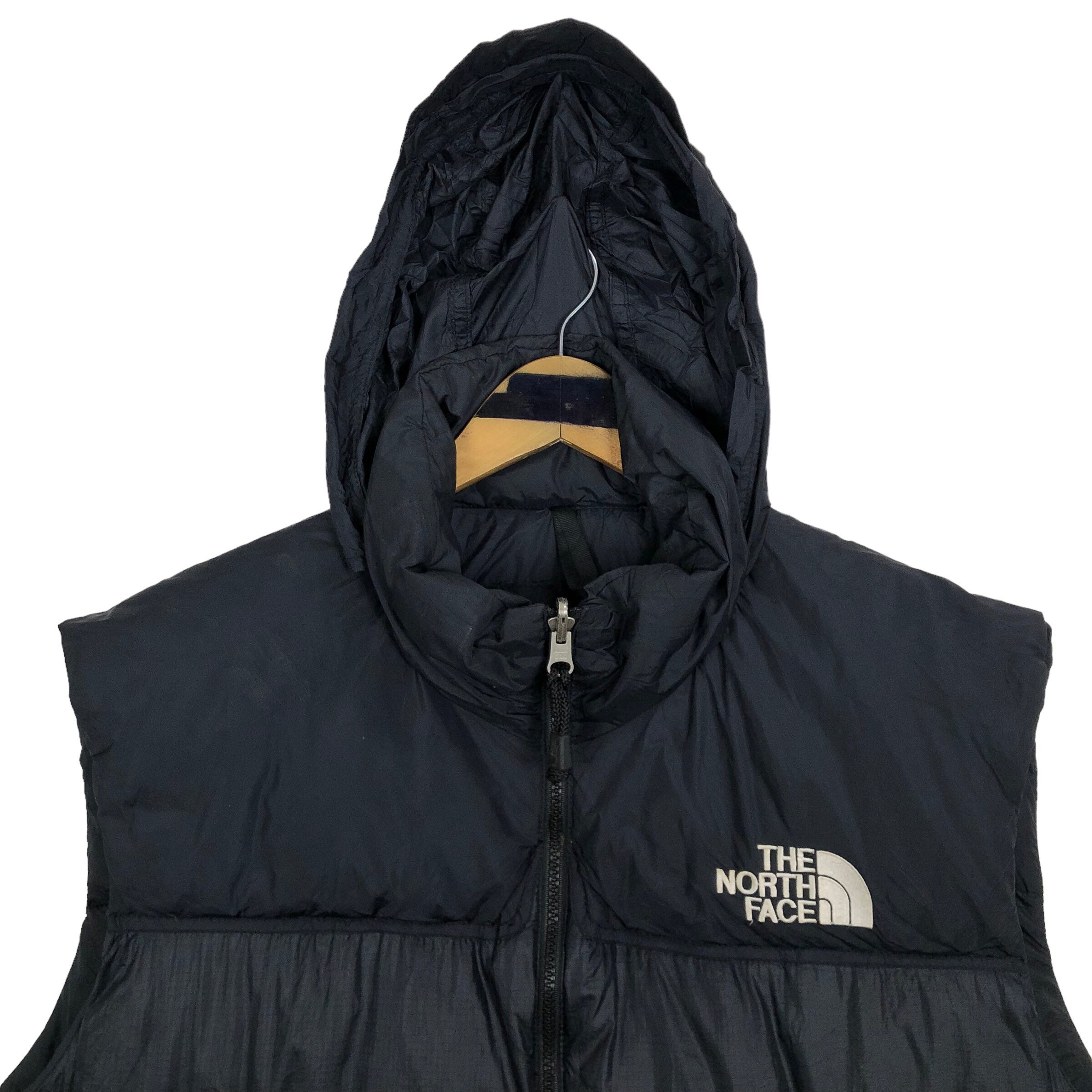 Vintage des années 90 The North Face Nuptse 700 Goose Down Puffer Vest Veste  légère sans manches Broderie Logo Sweat à capuche pliable Streetwear Taille  XL -  Canada