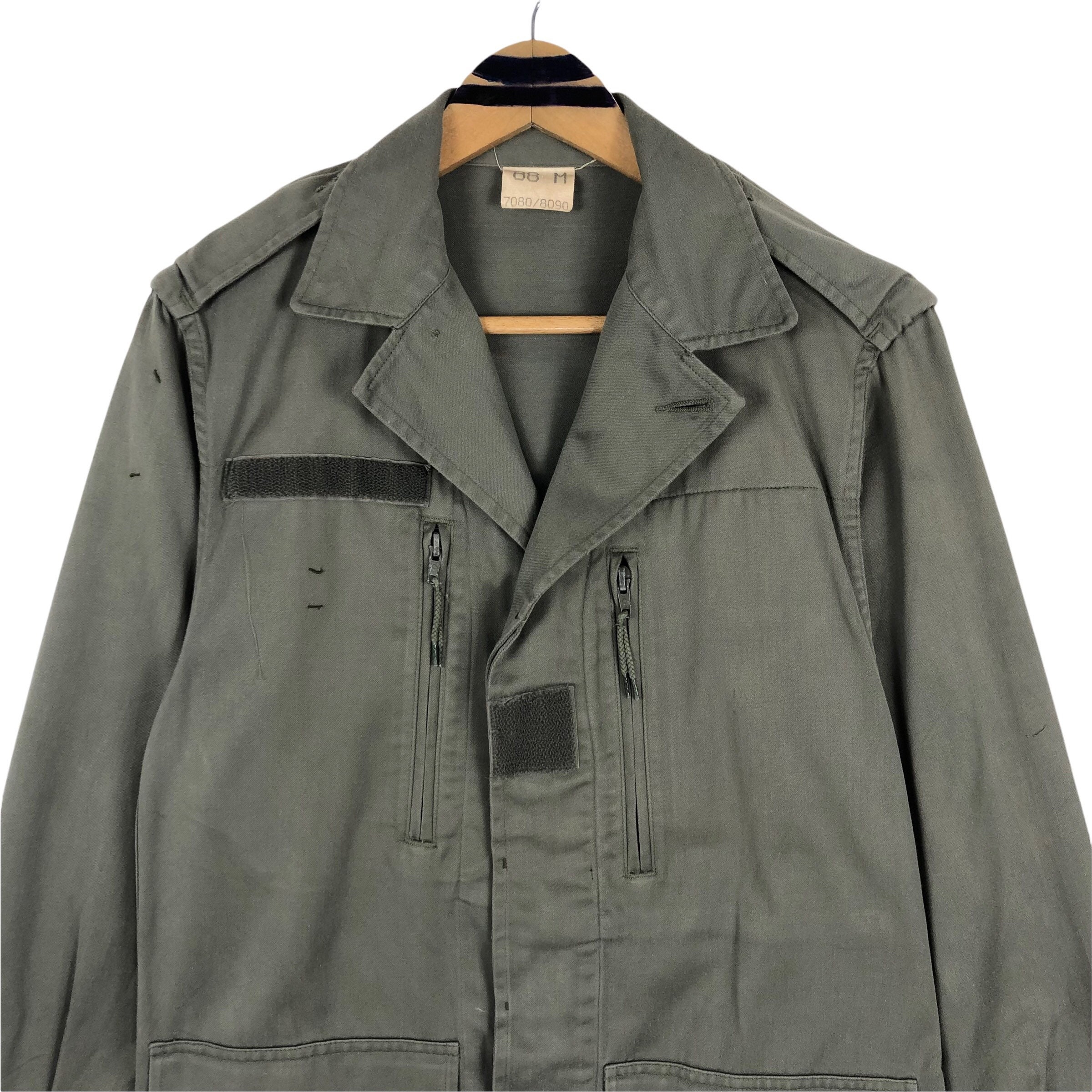 Vintage 80s French Army Field Jacket Military Warein Lille Vintage 80s French Army Field Jacket Military Warein Lille