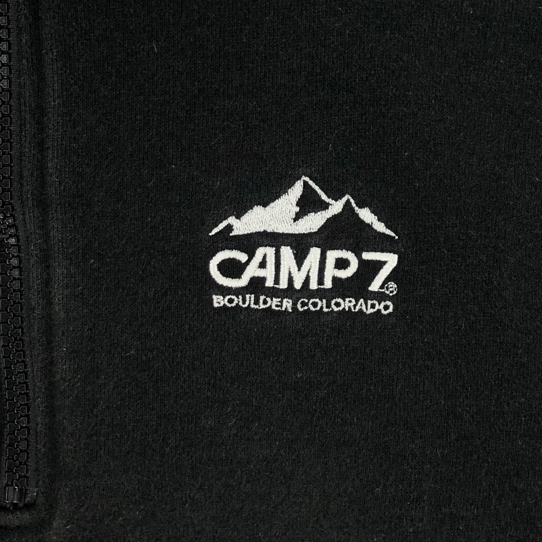 Vintage Camp 7 Boulder Colorado Sweatshirt Half zip Pullover Jumper sweatshirt Embroidery Logo Sportswear Streetwear