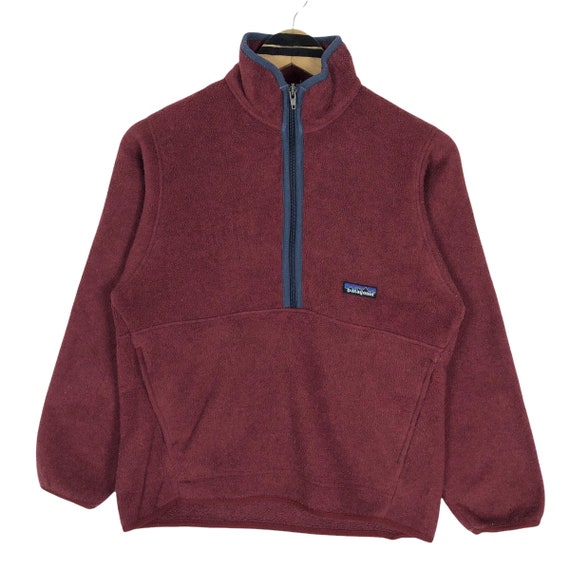 Vintage 90s Patagonia Synchilla Mock Neck Fleece Sweater Vintage 90s Patagonia Synchilla Mock Neck Fleece Sweater