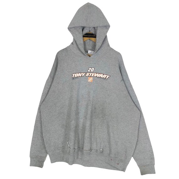 Vintage NASCAR Tony Stewart Hoodie Sweater Pullover Sweatshirt the Home Depot Oversized Hooded Big Logo American Racer Streetwear Size 3XL Etsy UK