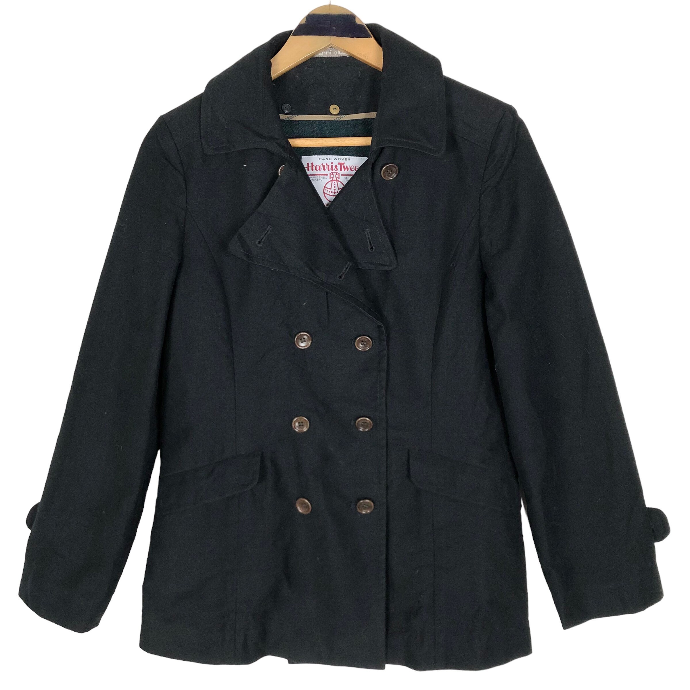 Harris tweed shop peacoat