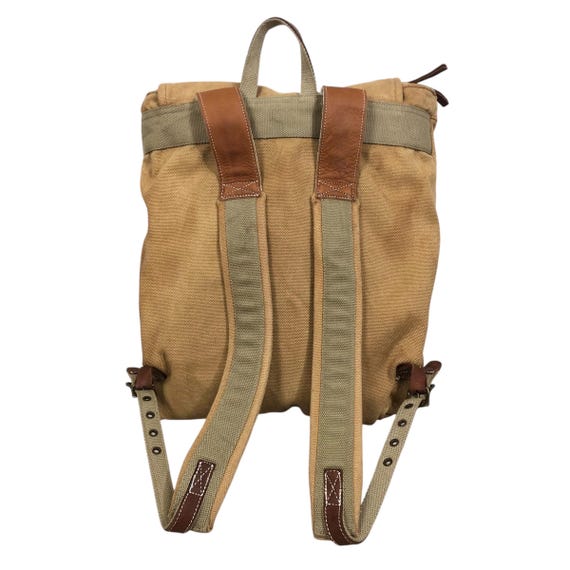Vintage Avirex Canvas Backpack: Leather Straps, Military Ration Bag - Etsy  Israel