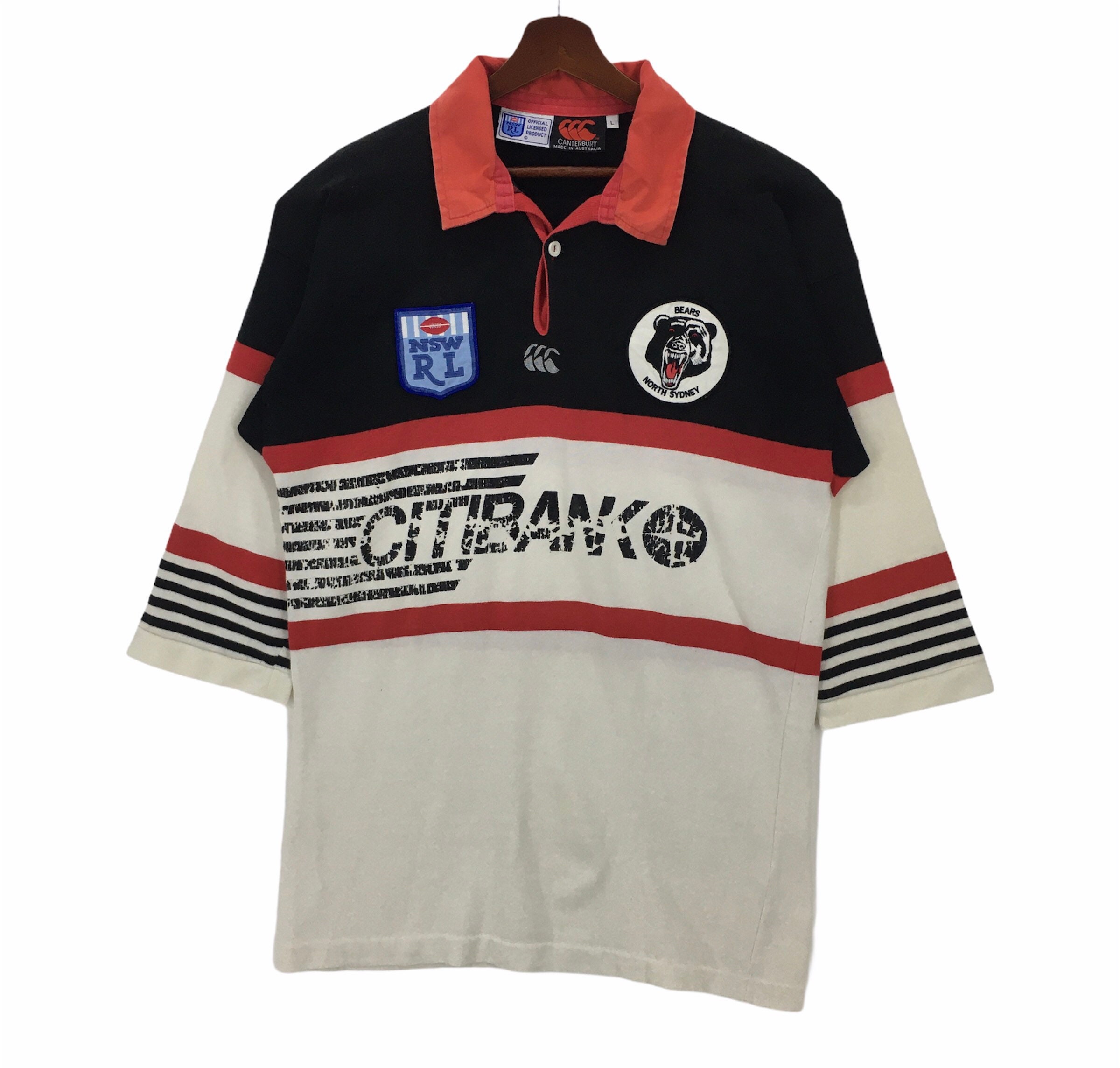 Canterbury North Sydney Bears Rugby Jersey - Etsy Australia
