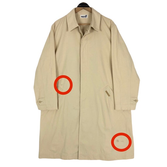 Vintage 90s Hai Sporting Gear Car Coat Cotton Trench Coat Vintage 90s Hai Sporting Gear Car Coat Cotton Trench Coat