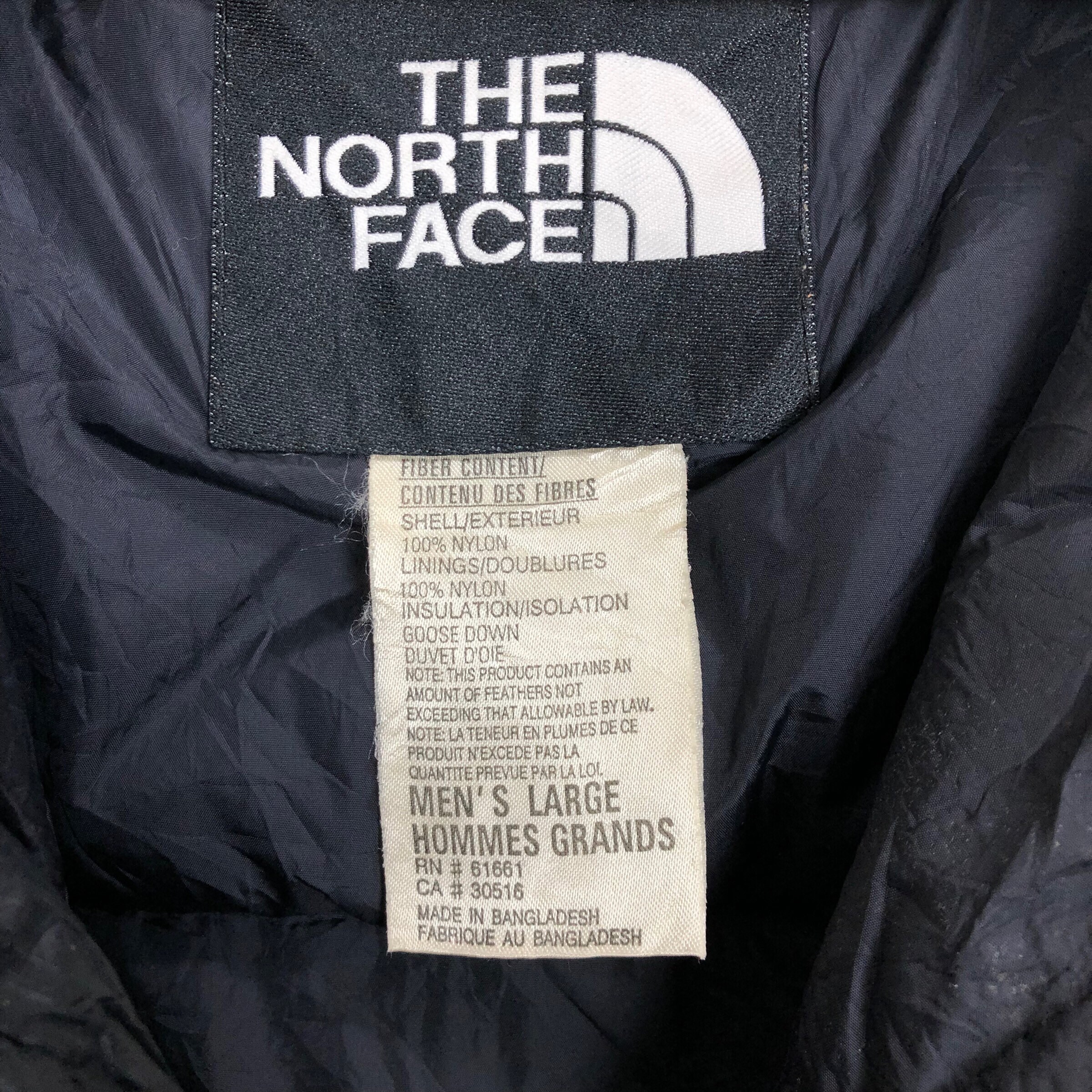 Vintage des années 90 The North Face Nuptse 700 Goose Down Puffer Vest Veste  légère sans manches Broderie Logo Sweat à capuche pliable Streetwear Taille  XL -  Canada