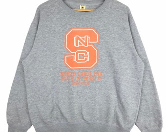 Sweat-shirt ras du cou vintage NC State Wolfpack - US College Collection