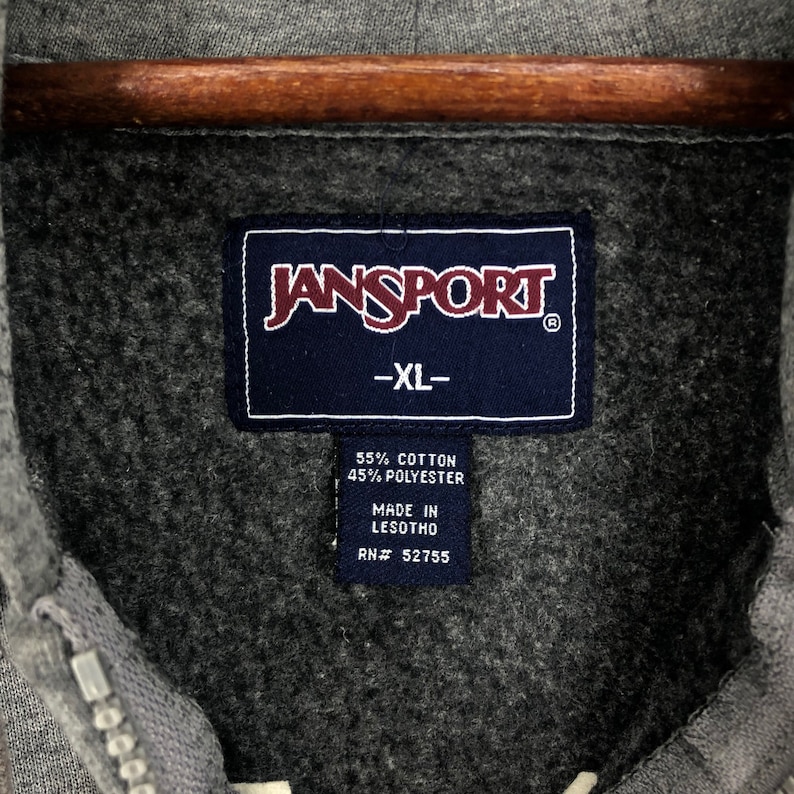 Vintage University Hoyas Jansport Zip up Hoodie Etsy