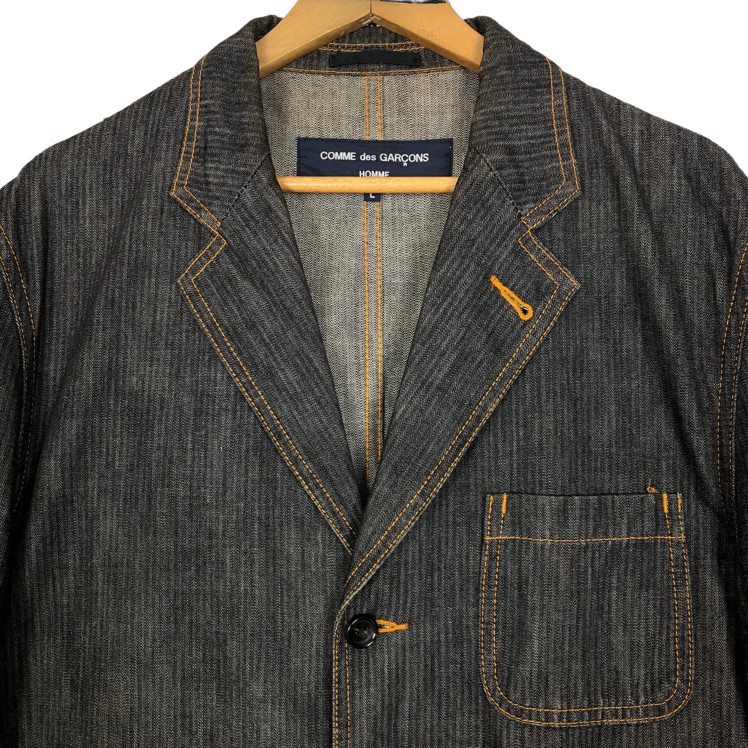 COMME des GARCONS HOMME ヴィンテージ デニムアウター COMME des GARCONS HOMME ジップアップデニムジャケットスタイル