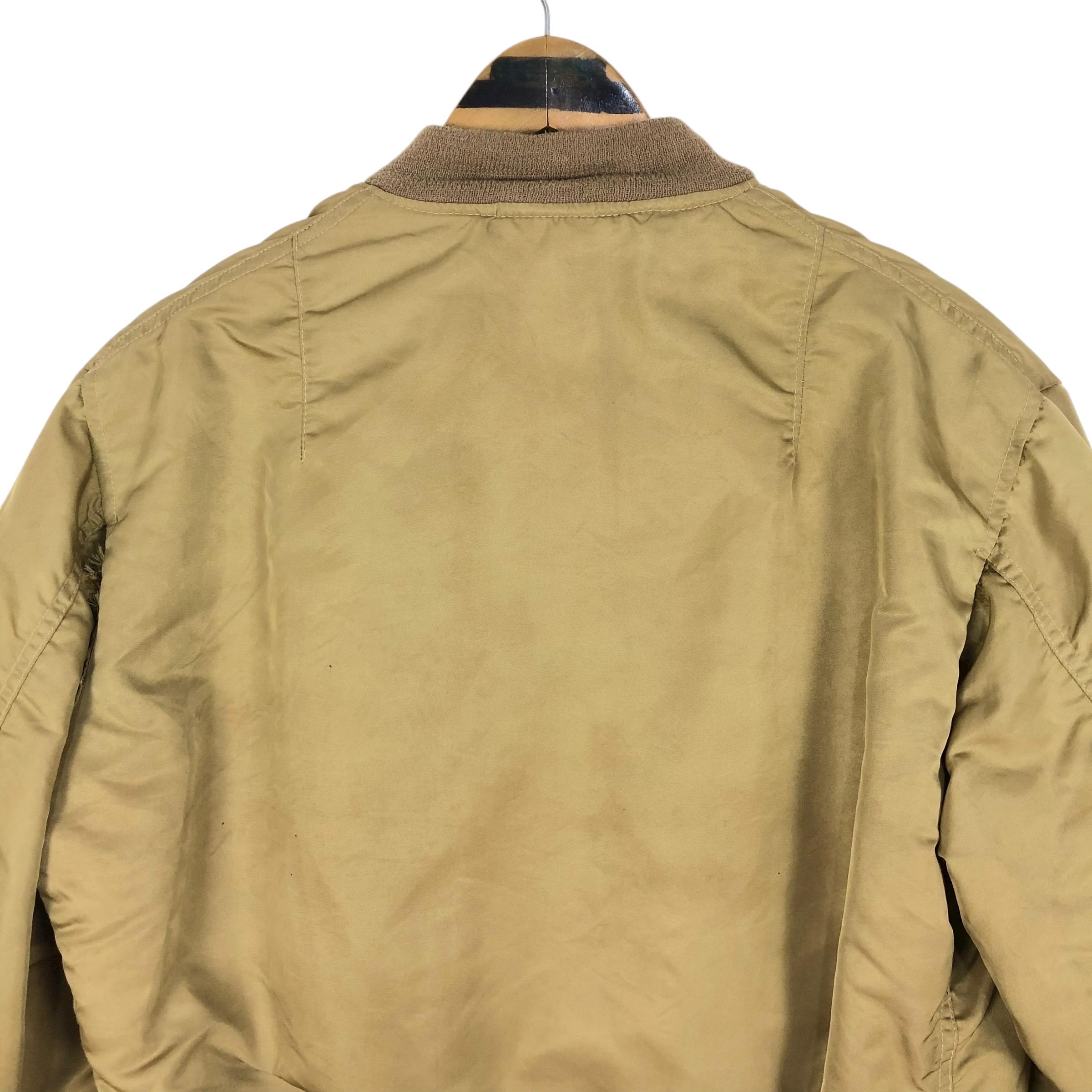Vintage 90s Greenbrier Industries MA-1 Flight Jacket Zip up Dead