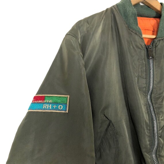 Vintage 80s Alpha Industries MA-1 Bomber Jacket F… - image 3