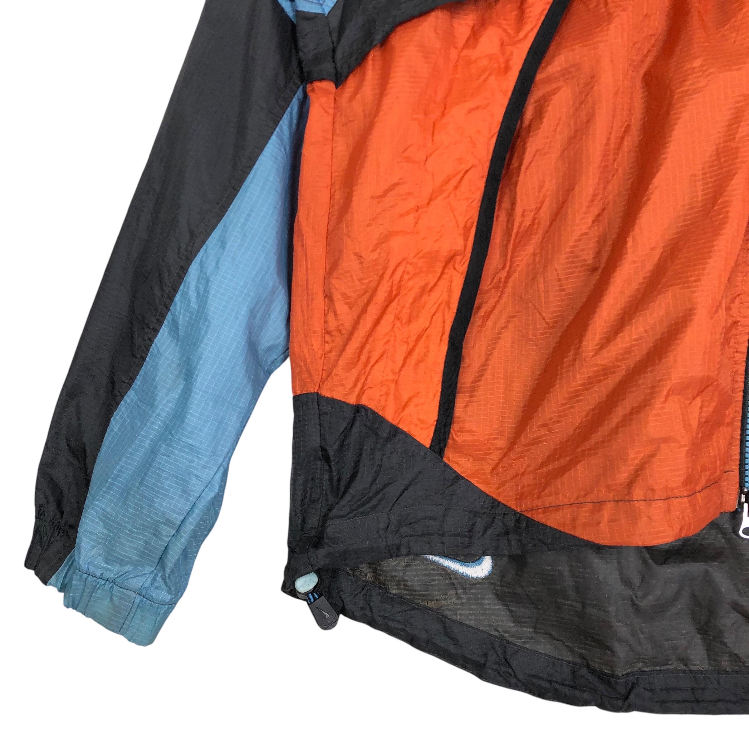 Vintage 90s Nike ACG Hooded Windbreaker Jacket Swoosh Embroidery