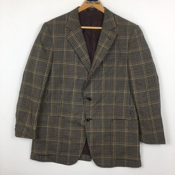 Authentic Daks Checkered Blazer - image 1