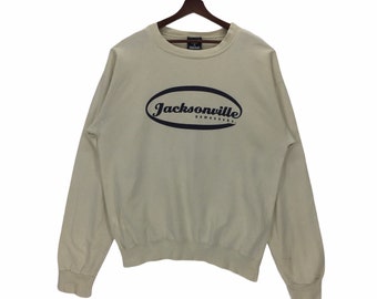Vintage Jacksonville Gamecocks Crewneck Sweatshirt Big Logo Spell Out NCAA Collegiate Streetwear Size XL